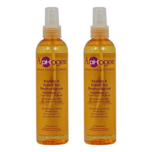 aphogee keratin & green tea restructurizer, 8 oz