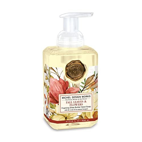 michel design works foaming hand soap 17.8oz, fall leaves & fl...