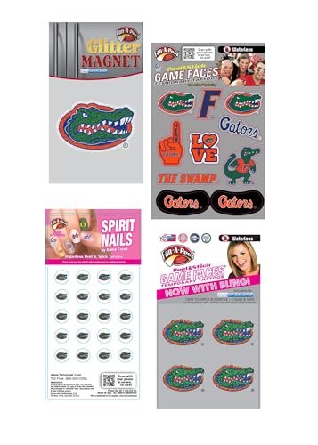 fan a peel florida gators waterless temporary peel & stick tattoo