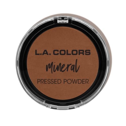 l.a. colors mineral pressed powder, ebony cmp384