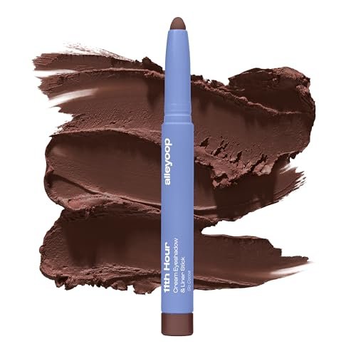 alleyoop 11th hour cream eyeshadow stick & liner, dark chocola...
