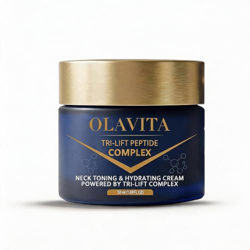 fhjkuy olavita tri lift peptide cream, neck firming cream 50ml