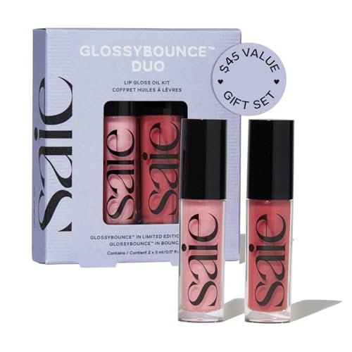 saie glossybounce high shine hydrating lip gloss oil sheer t...