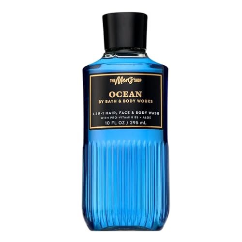 bath & body works 3 in 1 wash for men, ocean, 10 fl oz, 1 pack
