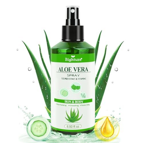 bighture aloe vera spray from freshly cut pure aloe, aloe vera...