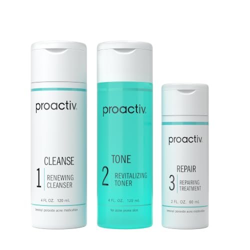 proactiv 3 step acne treatment benzoyl peroxide face wash, r...