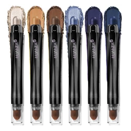 luxaza pro 6 pcs makeup sticks cream eye shadow full face make...