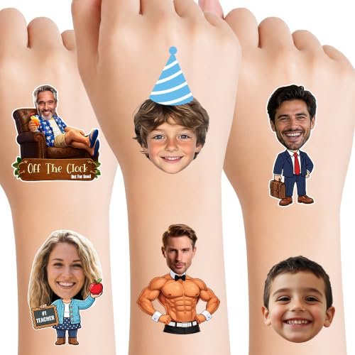 bleu reign custom temporary tattoos – personalized photo party...