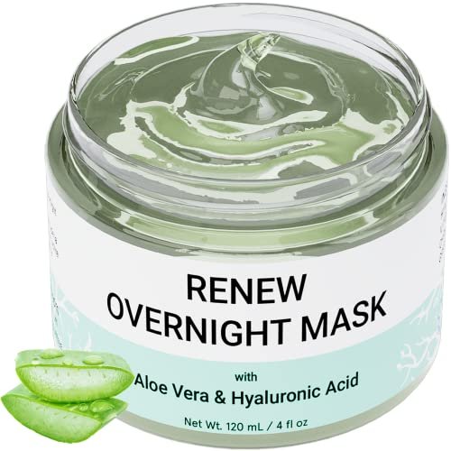 doppeltree renew overnight face mask with aloe vera & hyaluron...