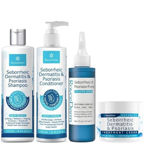 roycederm 4 step complete scalp care routine for seborrheic de...