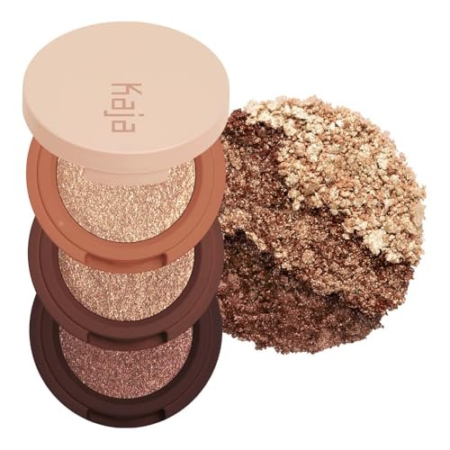 kaja eye bento collection bouncy eyeshadow trio | gilded bro...