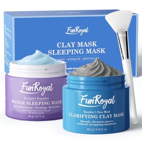 glow boosting face masks skincare set – deep detox clay mask f...