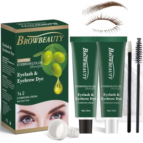 Lash & Brow Color Kit with Olive Oil – Safe, Long-Lasting Colo... lash & brow color kit with olive oil – safe, long lasting colo...