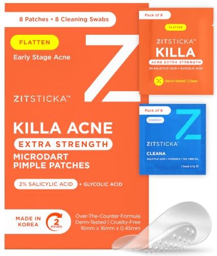 zitsticka killa acne extra strength microdart pimple patches f...