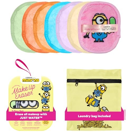 the original makeup eraser 7 day set, erase all makeup with ju...