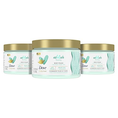 dove body love body polish exfoliate away 3 count for rough, b...