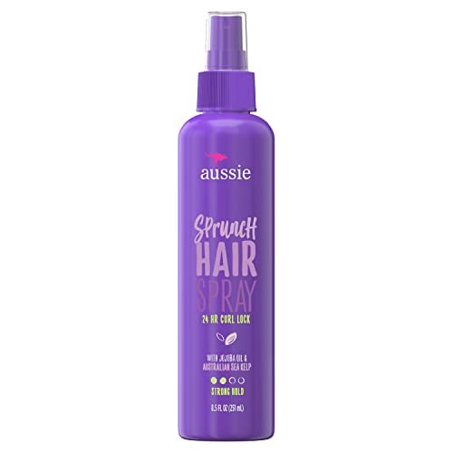 aussie non aerosol hairspray with jojoba oil & sea kelp, sprun...